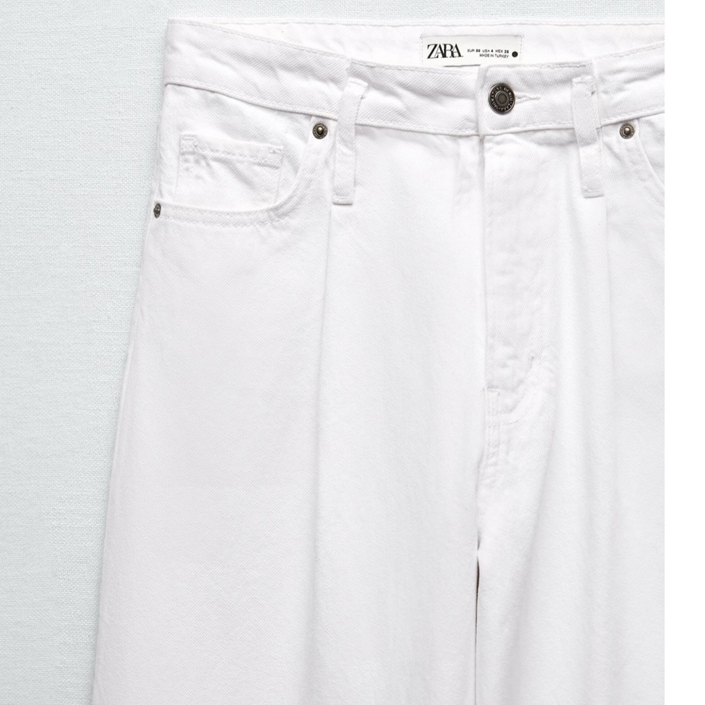 Zara The Caia Pant In Ecru - Picture 8 of 13